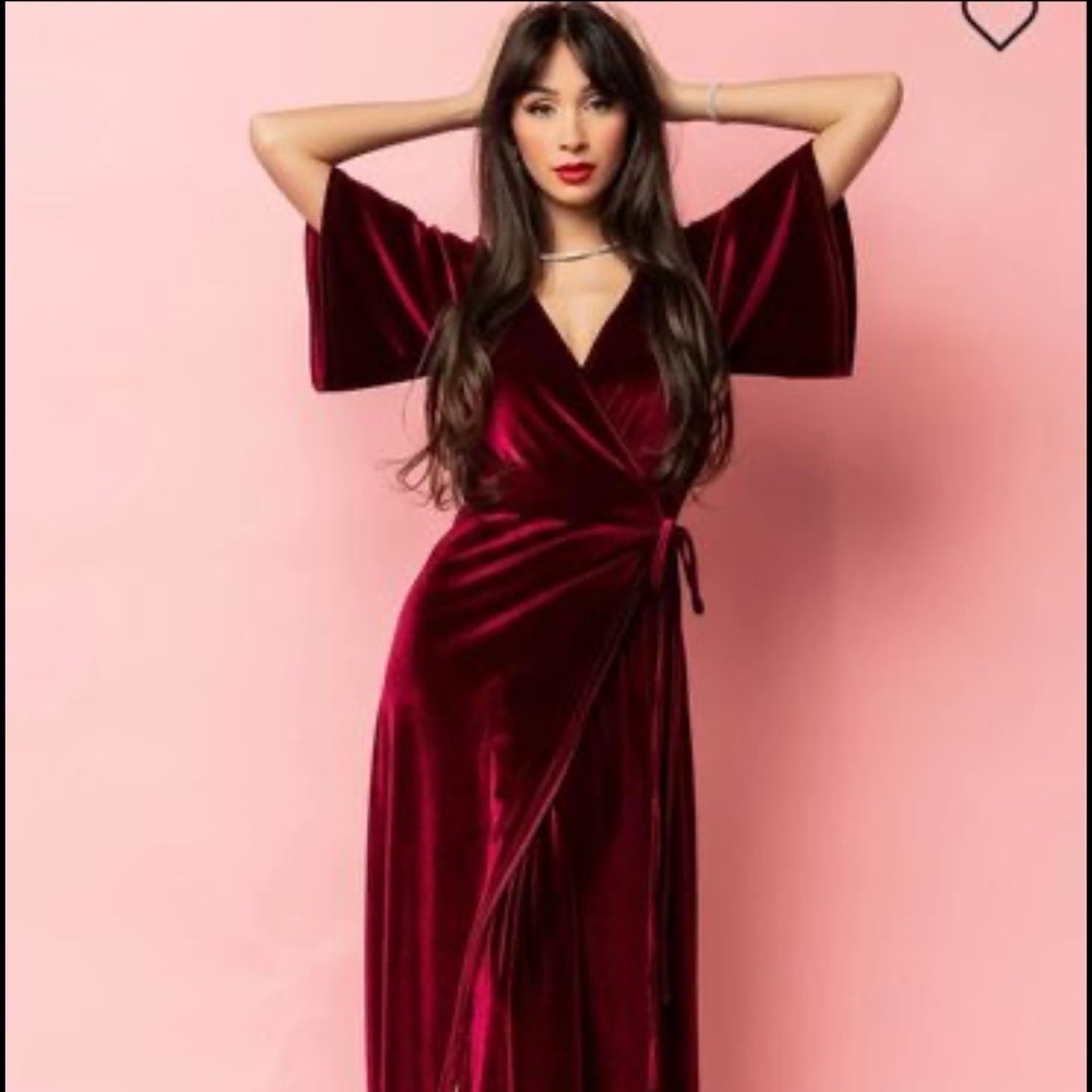 Baltic born Meghan Wrap Dress Mulberry